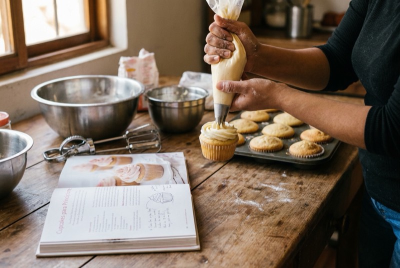 Panadería y Pastelería: Curso de Cupcakes para Principiantes