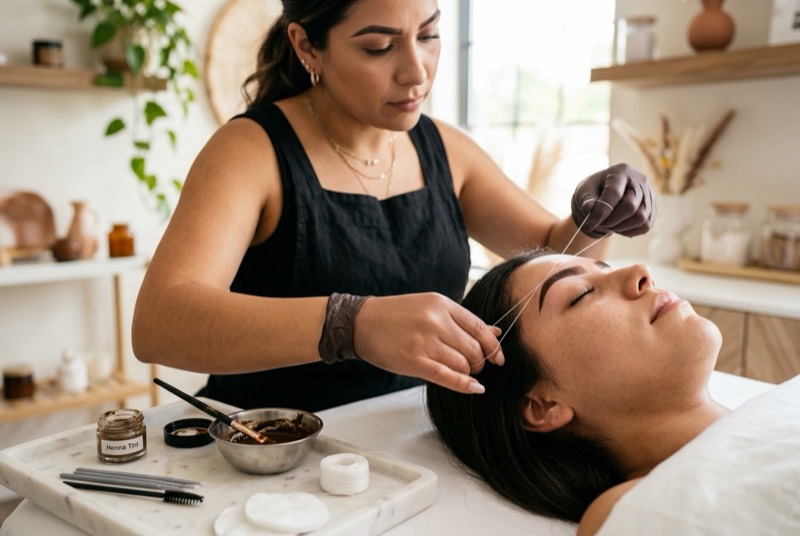 Belleza Online: Curso de Diseño de Cejas con Hilo y Henna