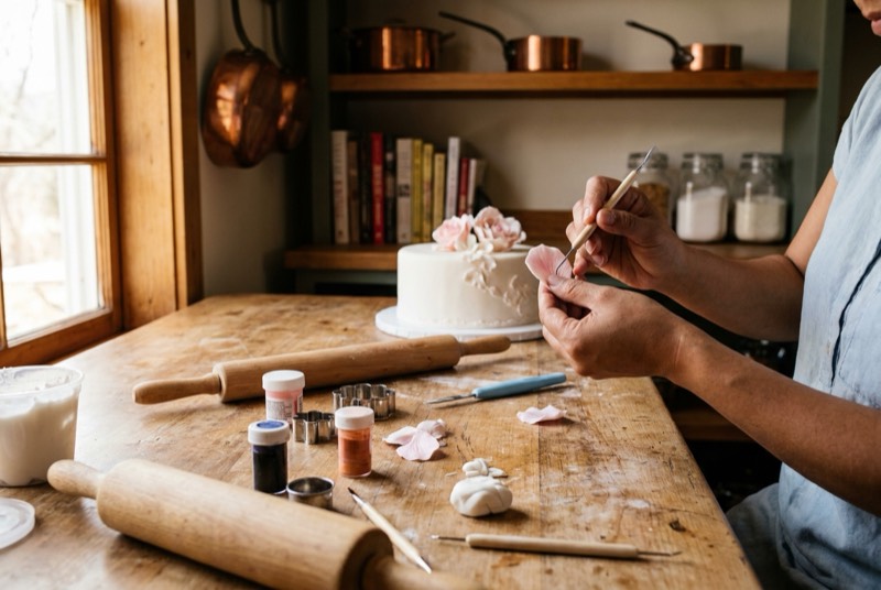 Panadería y Pastelería: Curso de Fondant y Pastelería Artística