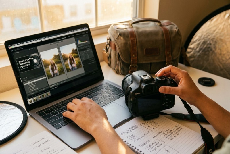 Emprendimiento: Curso de Fotografía de Novato a Profesional