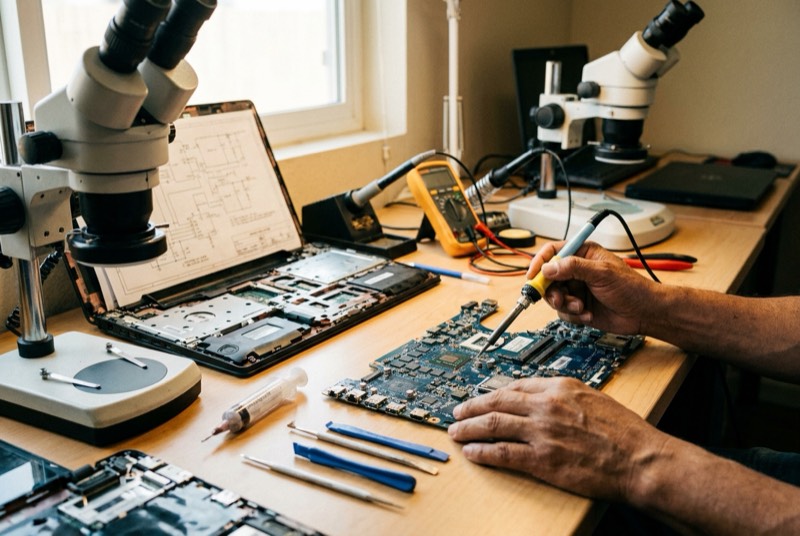 Oficios: Curso de Reparación de Laptops y Computadoras